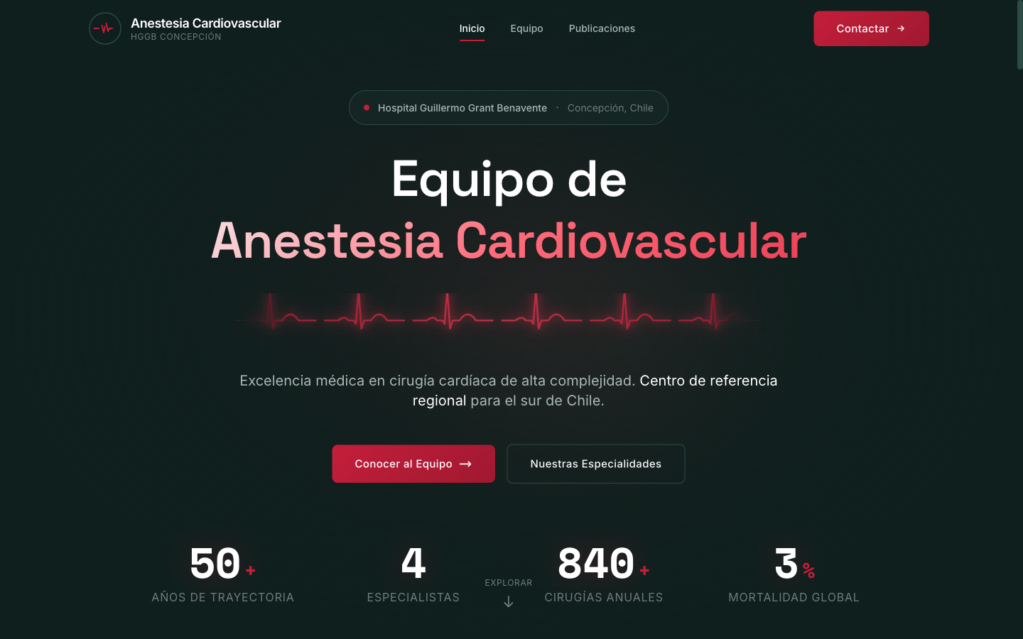 Anestesia Cardiovascular HGGB - Equipo de Anestesiología Cardiovascular
